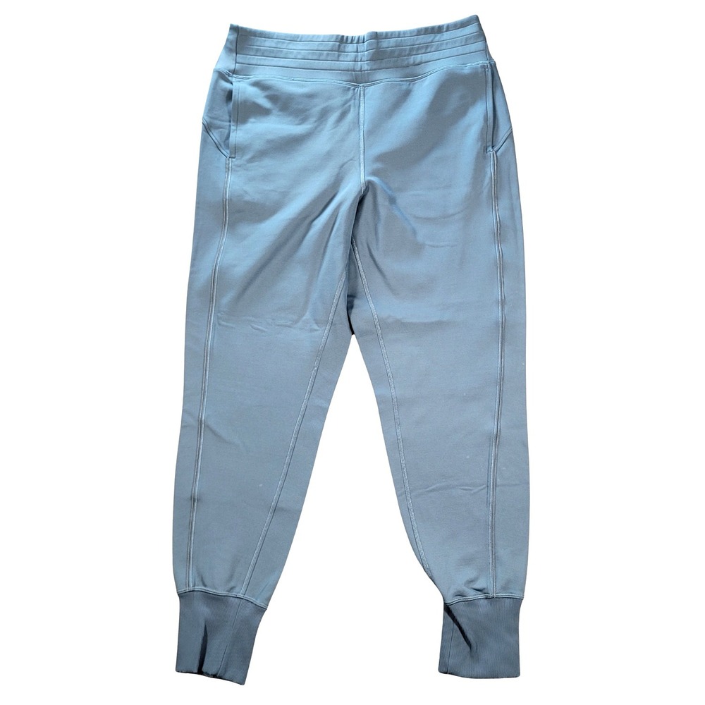 Lululemon Flurry Up Jogger Womens 10 Blue Stretch High-Rise Tapered Leg Active